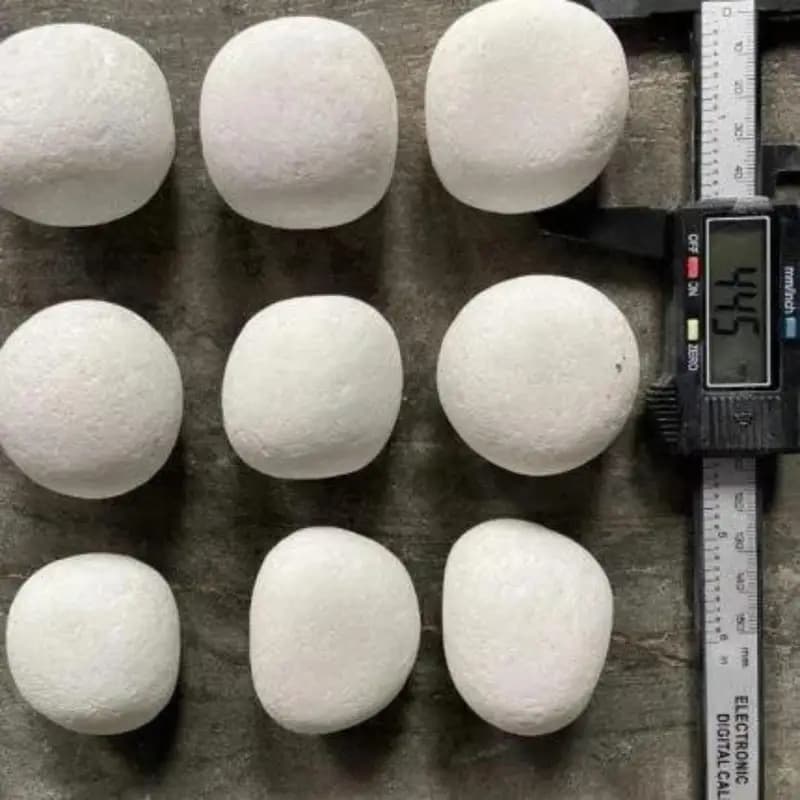 White Unpolished Pebbles